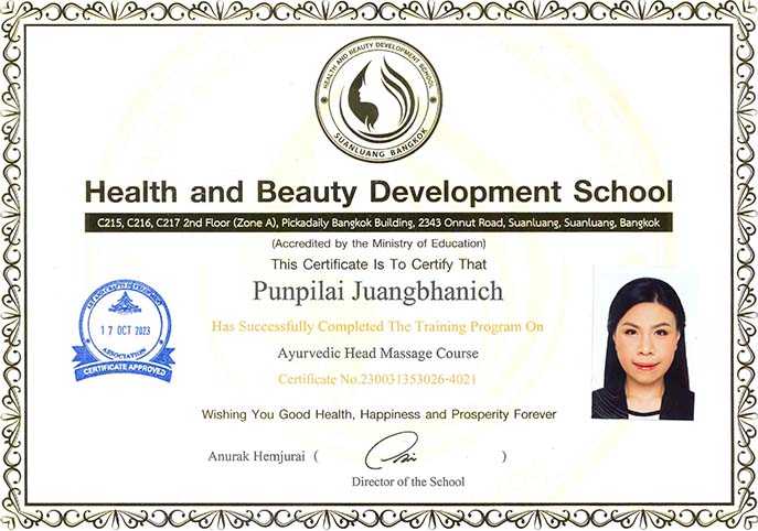 Ayurvedic Head Massage Diploma
