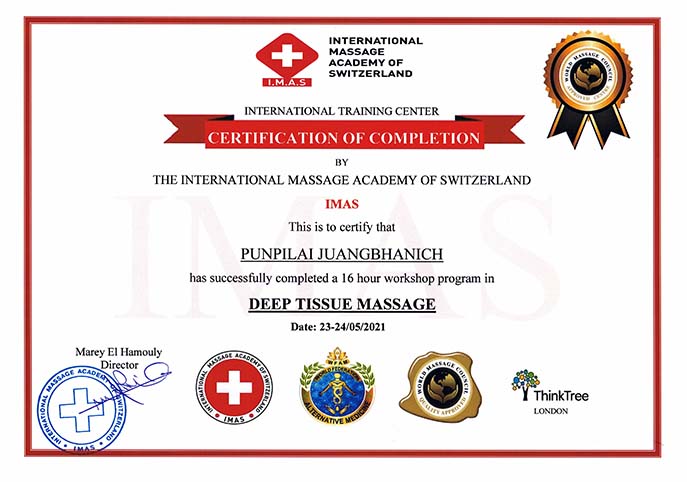 Deep Tissue Massage Diploma