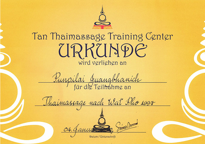 Thai Massage Diploma